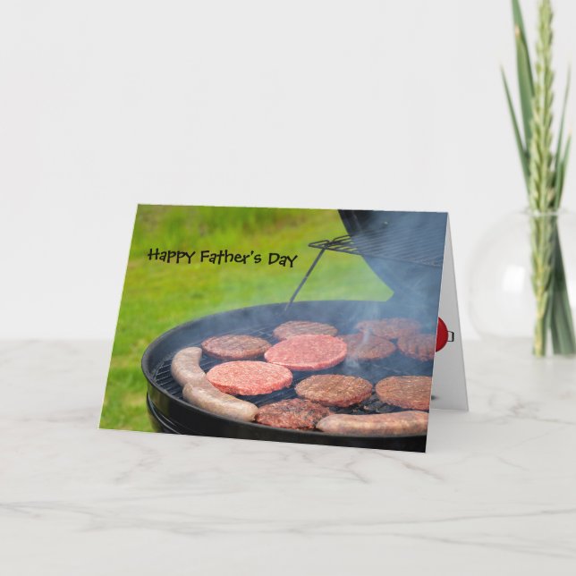 fars dag Cookout Kort (Framsida)