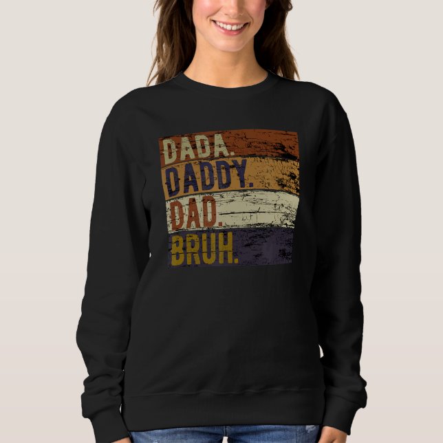 Fars dag Dada Pappa Pappa Bruh 1 T Shirt (Framsida)