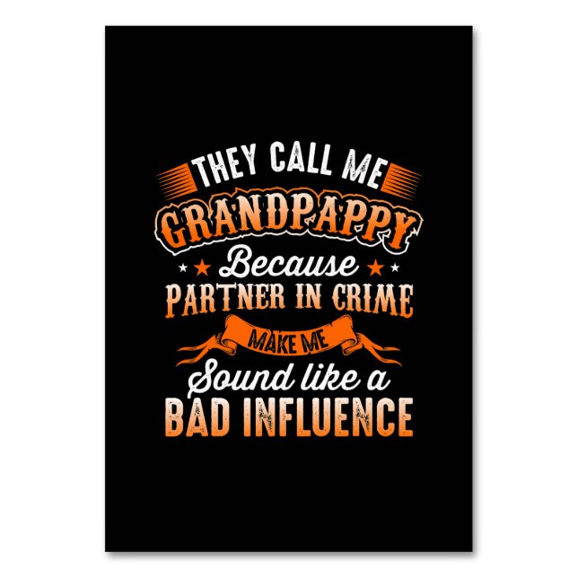 Fars dag | De kallar mig farpappy Bordsnummer (Framsidan)