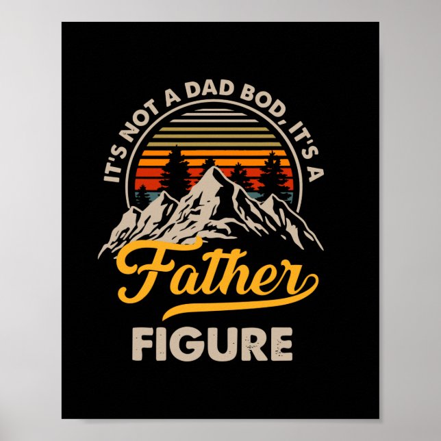 Fars dag Det är en pappa Figur Poster (Framsidan)