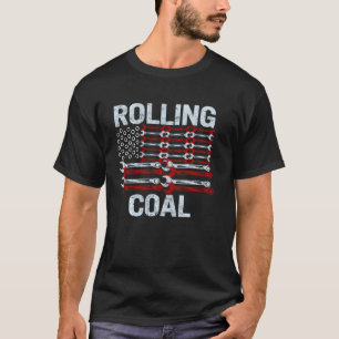 Fars dag Diesel Car Mechanic Pappa RollCoal T Shirt