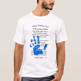 Fars dag / DIKT Gift från födelsedagen från Småbar T Shirt