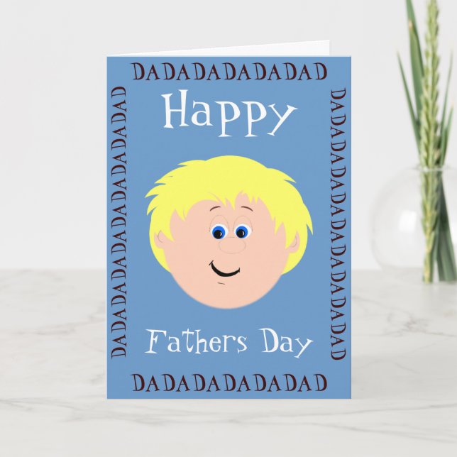 Fars dag (dotter) kort (Framsida)