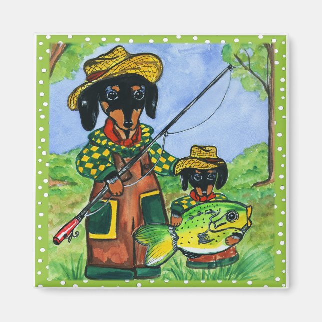 Fars dag Doxies Magnet (Framsidan)