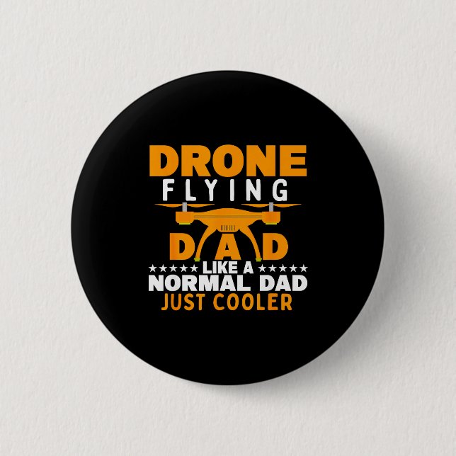 Fars dag drönare flygande pappa som en normal papp knapp (Framsida)