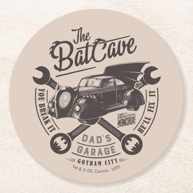 Fars dag | Du bryter den, han löser den Underlägg Papper Rund (Framsidan)