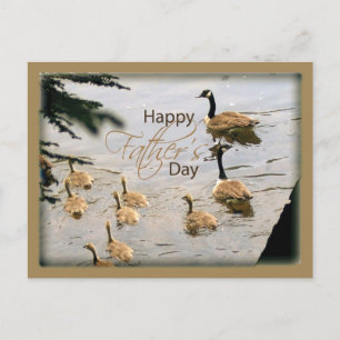 Fars dag Duckling Vykort