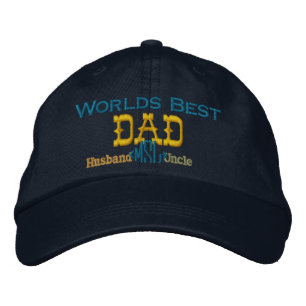 Fars dag Embroized Hat Broderad Keps