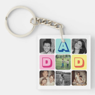 Fars dag Family Photo Grid I Kärlek You Pappa