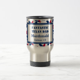 Fars dag FANTASTIC TEXAN PAPPA Personlig Resemugg