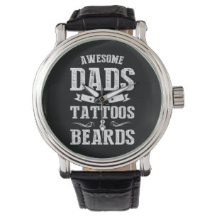 Fars dag Fantastisk Pappor har tatueringar Armbandsur