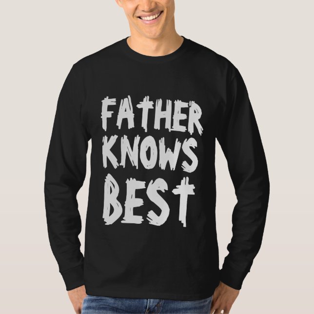 FARS DAG FAR KÄNNER BÄSTA PAPPA T-SHIRTS (Framsida)