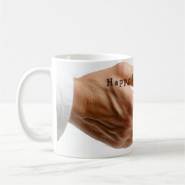 Fars dag, Far och Son Loving Händer Kaffemugg