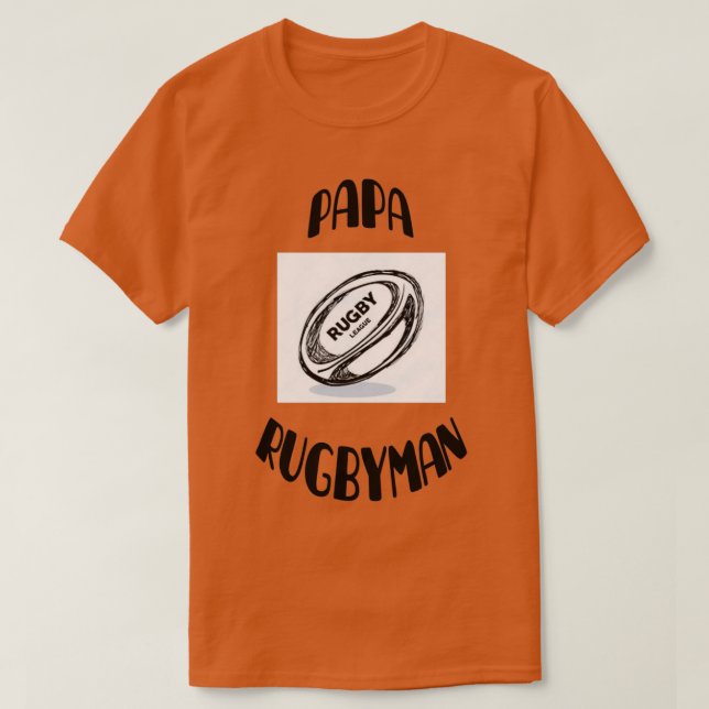 Fars dag Far Rugby T Shirt (Design framsida)