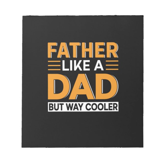 Fars dag Far som Pappa Anteckningsblock (Framsida)