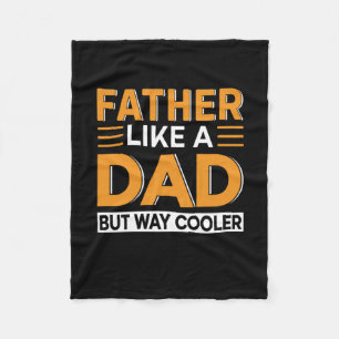 Fars dag Far som Pappa Fleecefilt
