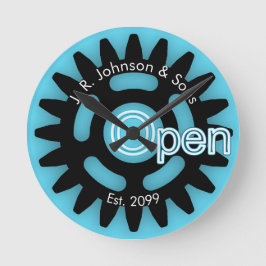 Fars dag Far & Sons Mechanics Open Est. Rund Klocka