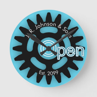 Fars dag Far & Sons Mechanics Open Est. Rund Klocka