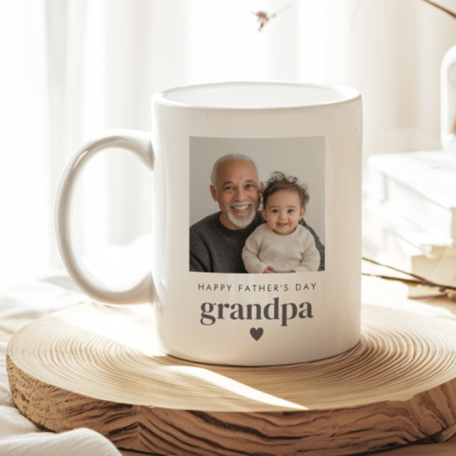 Fars dag Farfar Foto Kaffe Mugg (Skapare uppladdad)