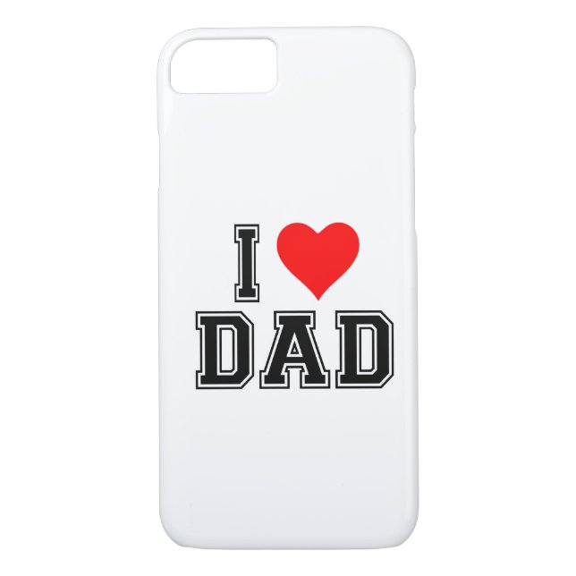 Fars dag - Fet och enkel design Case-Mate iPhone Skal (Baksida)