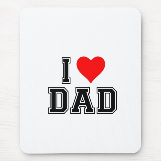 Fars dag - Fet och enkel design Musmatta (Framsidan)