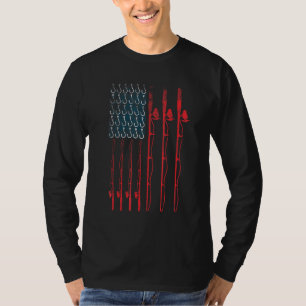 Fars dag Fishing Flagga T Shirt