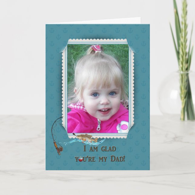 Fars dag Fiske ram Kort (Framsida)