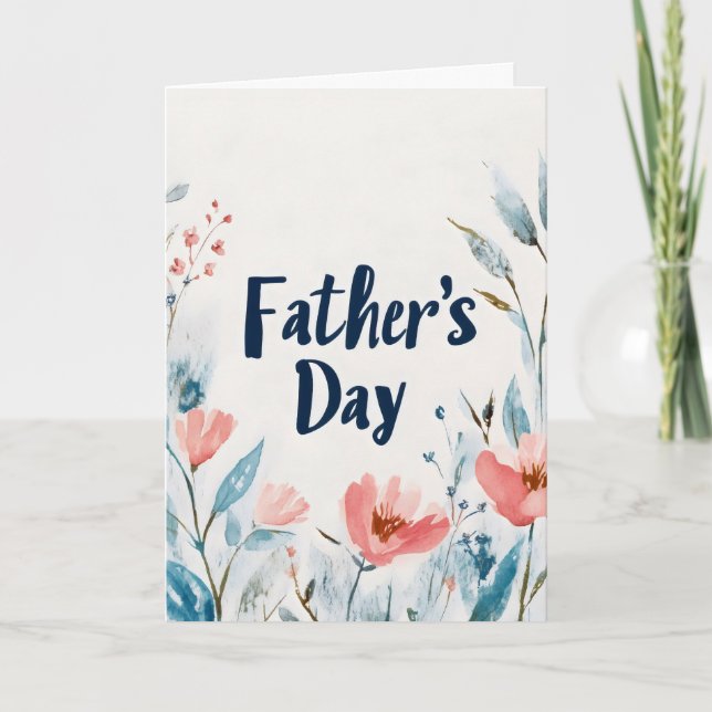 Fars dag Flowers Helgkort (Framsida)