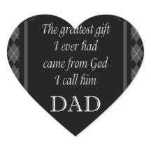 Fars dag - födelsedag "Underbarare gåva I"