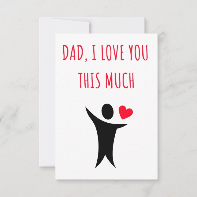 Fars dag, födelsedagsgåva och kort till pappa (Framsida)