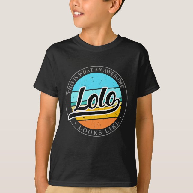 Fars dag födelsedagsgåva till Lolo Filipino Pinoy T Shirt (Framsida)
