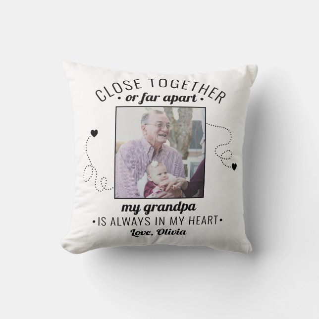 Fars dag/födelsedagsporgen Pappa Grandpa från Kids Kudde (Framsida)