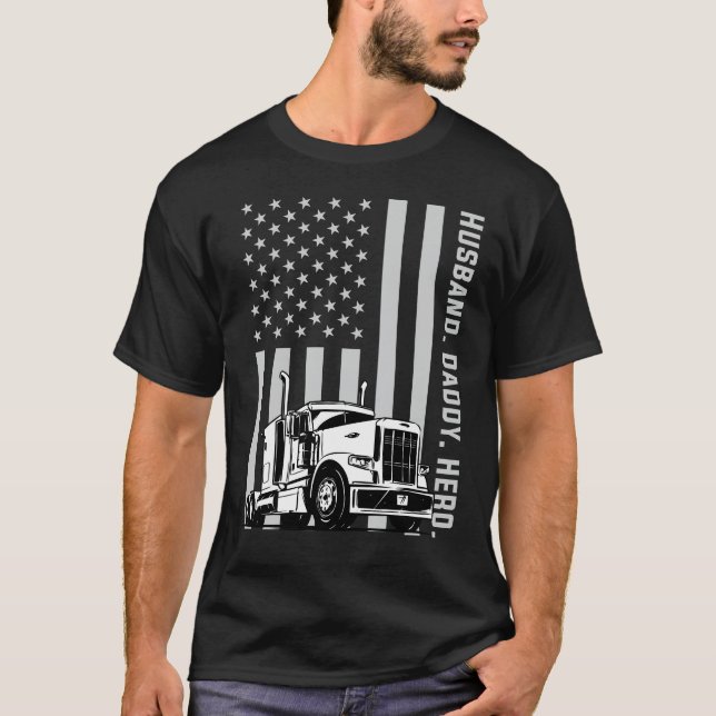 Fars dag för amerikanska flaggan för t shirt (Framsida)