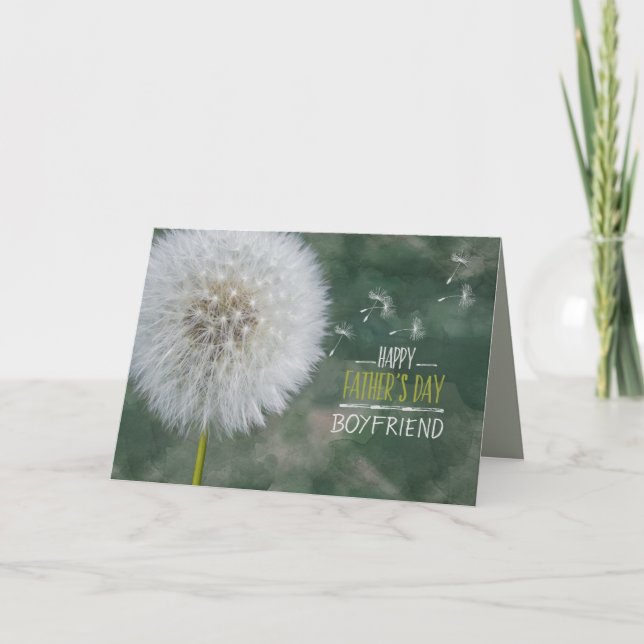 Fars dag för Anpassningsbarna Boyvän Dandelion Öns Kort (Framsida)