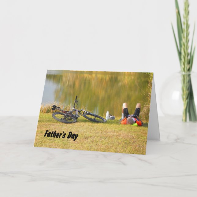 Fars dag för Bike Rider Kort (Framsida)