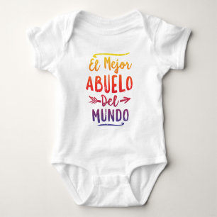 Fars dag för El Mejor Abuelo Del Mundo Morfar T Shirt