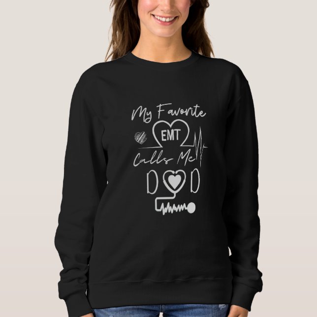 Fars dag för EMT Pappa från sondöttbarn T Shirt (Framsida)