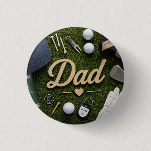 Fars dag för golfpappa knapp