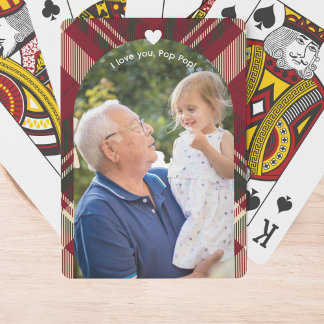 Fars dag för Grandfather Photo Casinokort