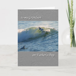 Fars dag för Grandson - Surfing Kort