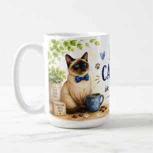 Fars dag för kattpappa kaffemugg