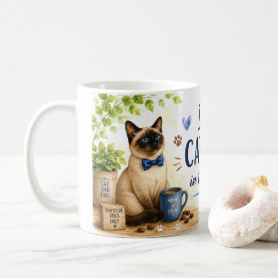 Fars dag för kattpappa kattälskare kaffemugg