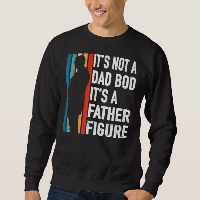 Fars dag för Pappa Bod Far Figur För manar Lång Ärmad Tröja (Framsida)