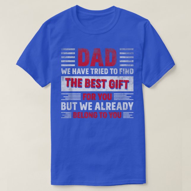 Fars dag för Pappa från dottermaka till dotterson T Shirt (Design framsida)