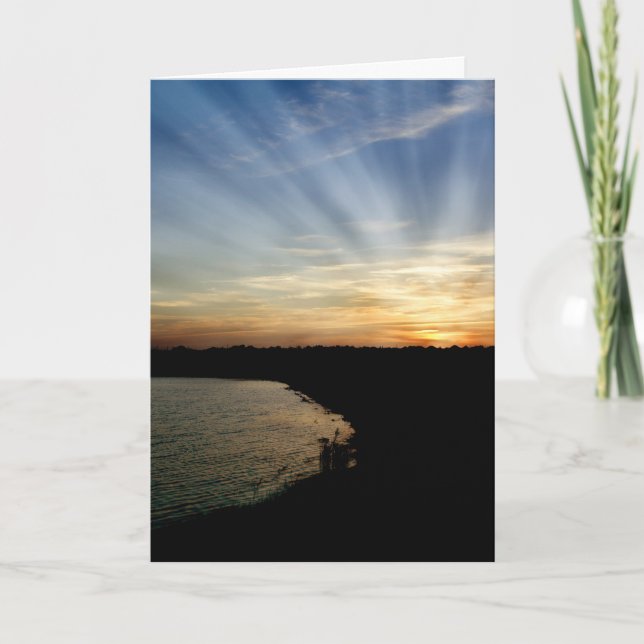 Fars dag för pappa med bebiset i himmel kort (Framsida)