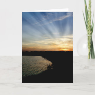 Fars dag för pappa med bebiset i himmel kort