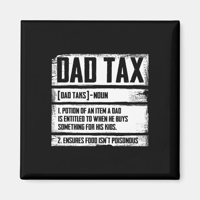 Fars dag för skattedefinition av pappa för Pappa p Magnet (Framsidan)