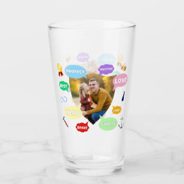 Fars dag Foto Ord moln Bästa pappa Far Glaskopp