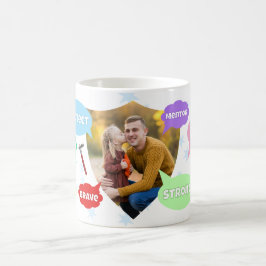 Fars dag Foto Ord moln Bästa pappa Far Kaffemugg