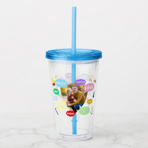 Fars dag Foto Ord Moln Bästa Pappa Far Take Away Mugg